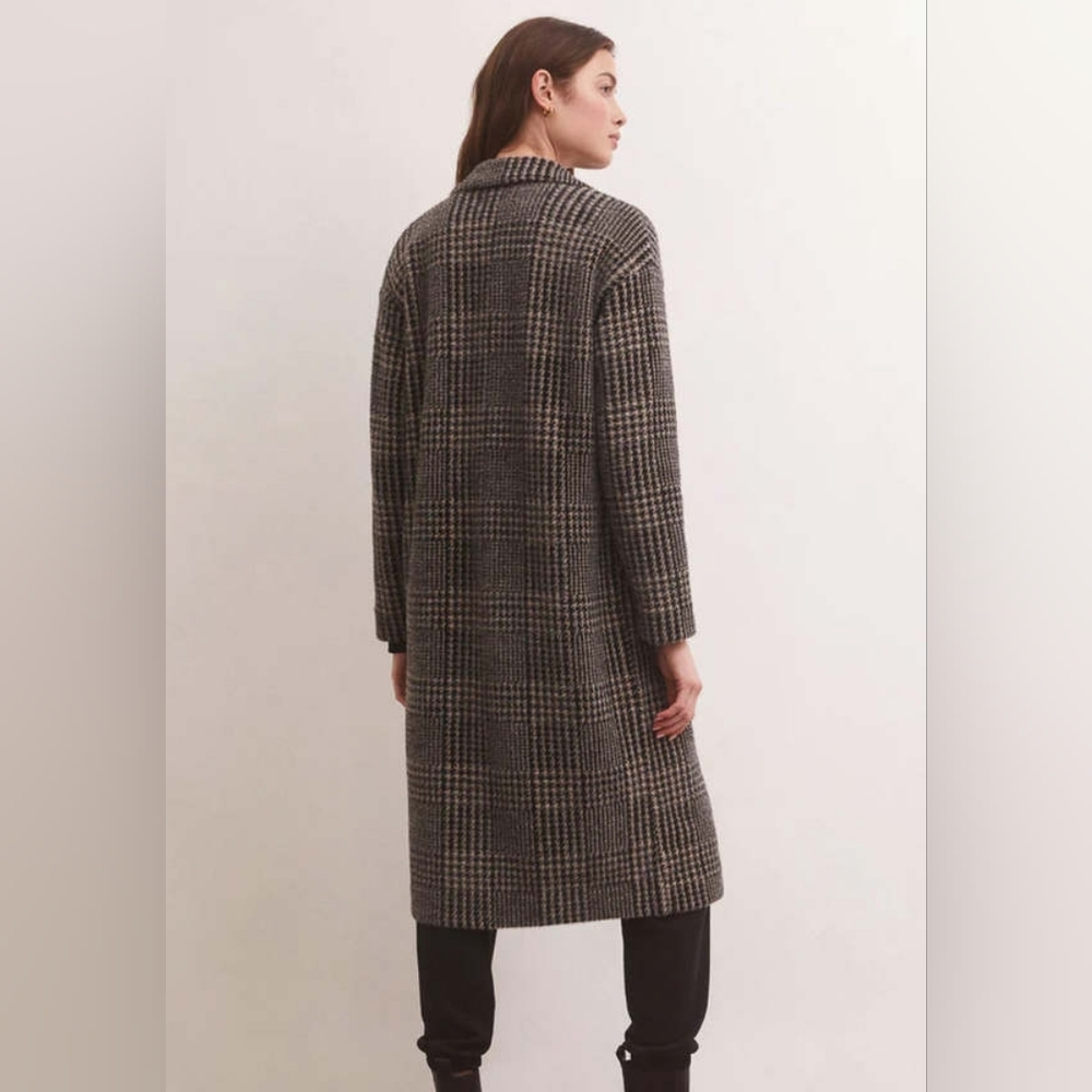 Z SupplyZ Supply Mason Houndstooth Coat, XS - Picture 10 of 10